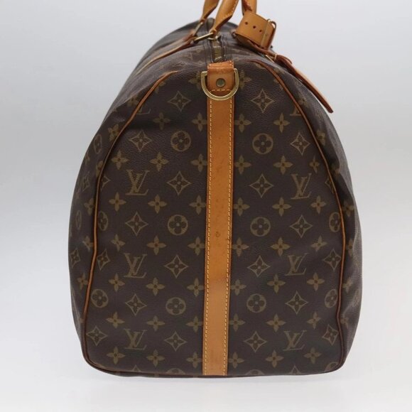 LOUIS VUITTON Monogram Keepall Bandouliere 60 Boston Bag - Picture 4 of 16